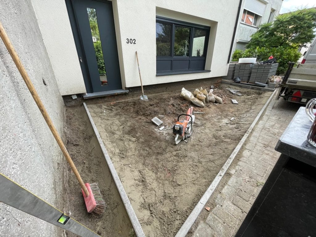 Extra parkeerplaats aanleggen in Antwerpen - projectfoto 5 - Realisatie door PSBRUK Eeklo