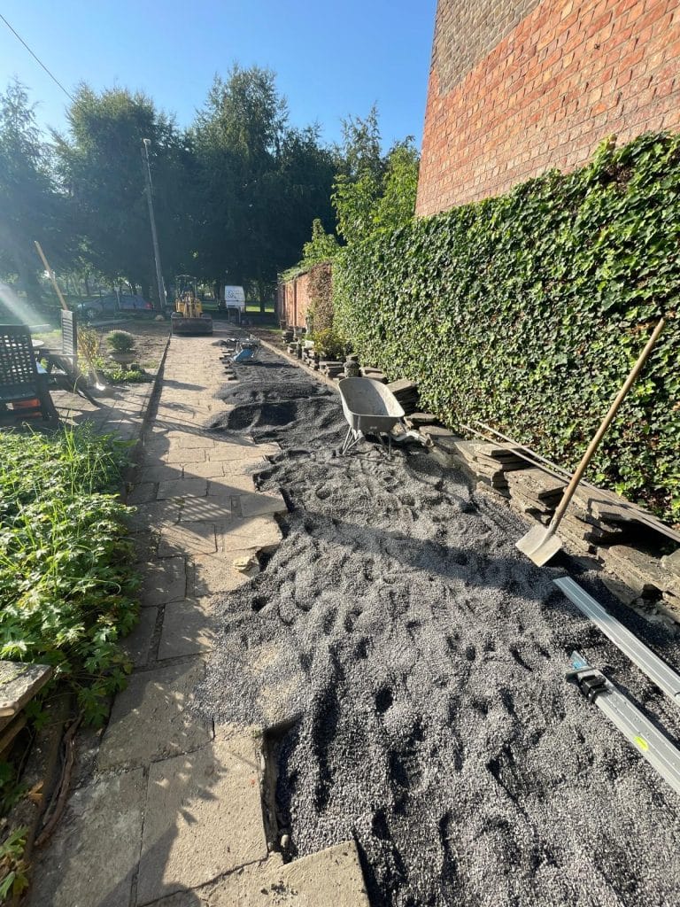 Rioleringswerken en herstel van oprit in Ertvelde - projectfoto 3 - Realisatie door PSBRUK Eeklo