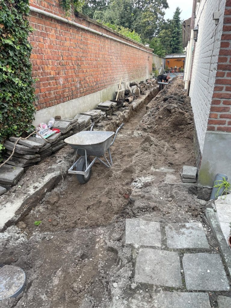 Rioleringswerken en herstel van oprit in Ertvelde - projectfoto 4 - Realisatie door PSBRUK Eeklo