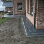 Bestrating rond de woning in Destelbergen-Heusden - projectfoto - Realisatie door PSBRUK Eeklo