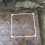 Terras aanleggen in Gent met kleiklinkers in visgraatverband - projectfoto 3 - Realisatie door PSBRUK Eeklo